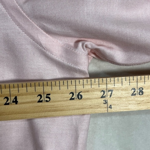 Barbour 3XL UK London Classic Oxford Pink Button Front Shirt Front Logo Shirt - Picture 7 of 10